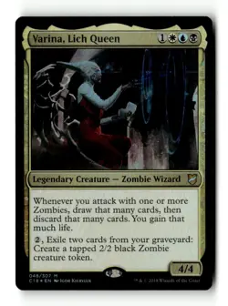 MTG Foil Varina, Lich Queen - C18 Moderately Played English - Image 1
