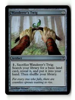 MTG Foil Wanderer's Twig - Lorwyn Moderately Played English - Image 1