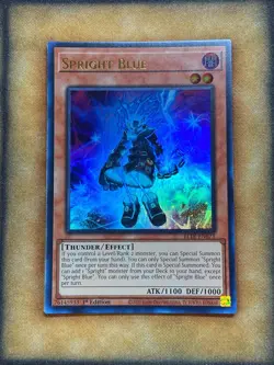 Yugioh Spright Blue BLTR-EN075 Ultra Rare 1st Ed NM - Image 1
