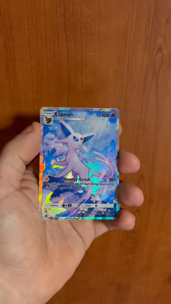 Pokemon TCG Pocket Espeon Illustration Rare Holo Rainbow Card (Watch Video) - Image 2