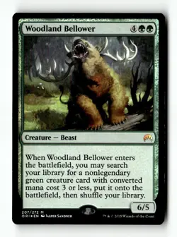 MTG Foil Woodland Bellower - ORI Moderately Played English - Image 1
