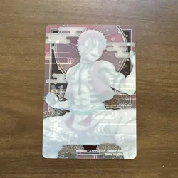 Demon Slayer Kimetsu no Yaiba Stained Glass Card Akaza - Image 4
