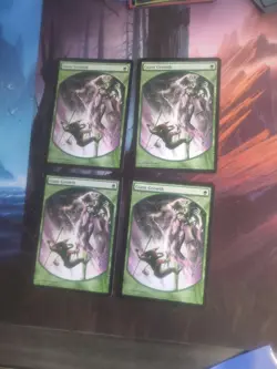 Giant Growth Textless Player Rewards Card x4 - Image 1