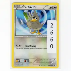 Pokemon TCG Farfetch'd 107/149 BW Boundaries Crossed Regular Card EN-LP 2012 - Image 3