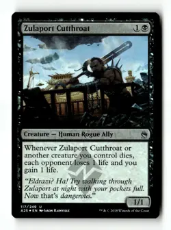 MTG Foil Zulaport Cutthroat - A25 Moderately Played English - Image 1