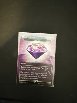 MTG Sonic x Secret Lair Chaos Emerald (Lotus Petal) Purple 7034 - Foil - NM - Image 1