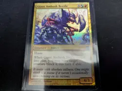 MTG Magic the Gathering FOIL Giant Ambush Beetle ARB! - Image 1