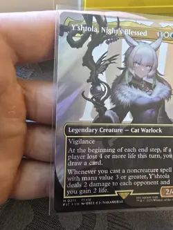 Y'shtola, Night's Blessed (Borderless) (Surge Foil) Final Fantasy mtg ff Yshtola - Image 3