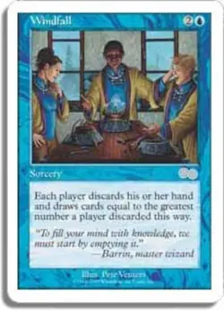 [1x] Windfall Near Mint, English Battle Royale MTG Magic - Image 1