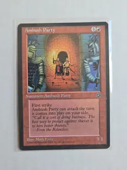Ambush Party (Art A) - Homelands - MP - MTG Magic - Common - Creature - Image 1
