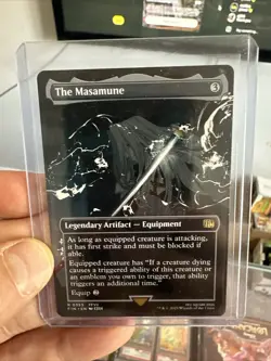 The Masamune Borderless 353 Final Fantasy Magic The Gathering MTG NM Sephiroth - Image 1