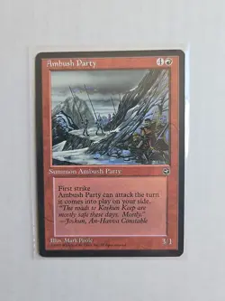 Ambush Party (Art B) - Homelands - MP - MTG Magic - Common - Creature - Image 1