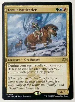 Temur Battlecrier MTG Tarkir Dragonstorm Regular Magic Card NM - Image 1