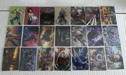 LOT of 21 Different MTG Final Fantasy Art Series GOLD STAMP Cards 40% Of The Set - Image 1
