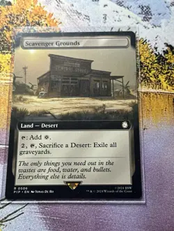 Scavenger Grounds - Extended Art - NM/M - Fallout PIP 0506 - MTG - Image 1