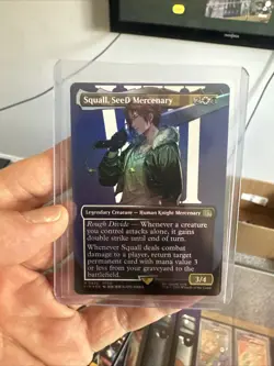 Squall, SeeD Mercenary (Borderless) -Foil Near Mint MTG - Image 1