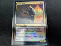 MTG Magic the Gathering FOIL Forge Boss SNC! - Image 1