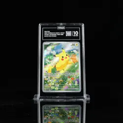 Pokemon TCG: Paldea Adventure Chest Black Star Promo Pikachu 088 TAG 10 Gem Mint - Image 1
