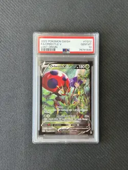 2022 Orbeetle V #TG12 Full Art SWSH Lost Origin Trainer Gallery Pokemon PSA 10 - Image 2