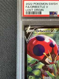2022 Orbeetle V #TG12 Full Art SWSH Lost Origin Trainer Gallery Pokemon PSA 10 - Image 3