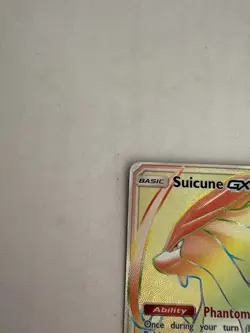 MINT 💎 Pokemon TCG Suicune GX Full Art Rainbow Rare Lost Thunder 220/214 2018 - Image 3