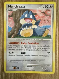 Munchlax - 68/100 - Common DMG, English Pokemon Majestic Dawn - Image 1
