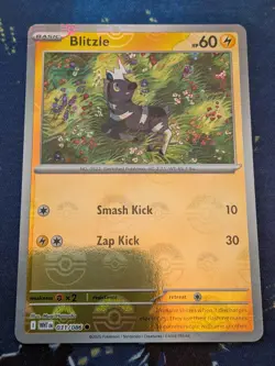 Pokemon Blitzle Scarlet & Violet White Flare Poke Ball Reverse Holo 031/086 NM!! - Image 1
