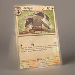 Tranquill 2025 Pokemon Black Bolt BLK 072/086 Common Master Ball Pattern Holo - Image 2
