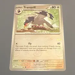 Tranquill 2025 Pokemon Black Bolt BLK 072/086 Common Master Ball Pattern Holo - Image 3