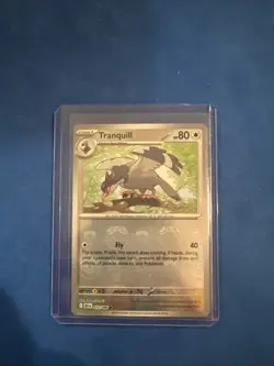 Tranquill 2025 Pokemon Black Bolt BLK 072/086 Common Master Ball Pattern Holo - Image 1