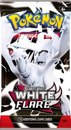 Pokemon White Flare Booster Pack Factory Sealed Brand New Scarlet And Violet TCG - Image 1