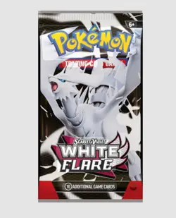 Pokemon White Flare Booster Pack Factory Sealed Brand New Scarlet And Violet TCG - Image 1