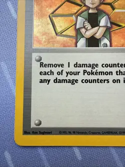 Brock HOLO 15/132 Gym Heroes Trainer VINTAGE 2000 Pokemon - Image 5