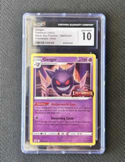 2022 Gengar SWSH241 Holo SWSH Black Star Promos Prerelease Pokemon CGC 10 - Image 2