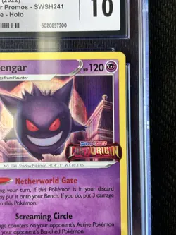 2022 Gengar SWSH241 Holo SWSH Black Star Promos Prerelease Pokemon CGC 10 - Image 4