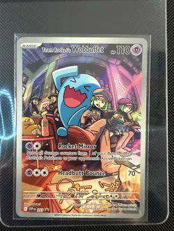 Team Rocket's Wobbuffet 203 Sv: Destined Rivals ETB Promo - Pokemon Tcg - Image 1