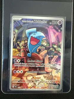 Team Rocket's Wobbuffet 203 Sv: Destined Rivals ETB Promo - Pokemon Tcg - Image 1
