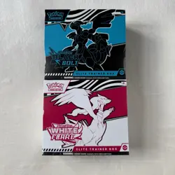 Pokemon TCG White Flare and Black Bolt Elite Trainer Box ETB SEALED - Fast Ship - Image 1