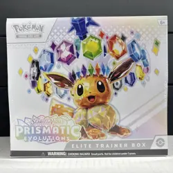 Pokemon TCG Scarlet Violet Prismatic Evolutions Elite Trainer Box ETB New Sealed - Image 1