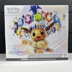 Pokemon TCG Scarlet Violet Prismatic Evolutions Elite Trainer Box ETB New Sealed - Image 2