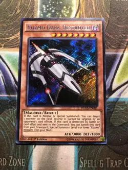 *** KOZMO DARK DESTROYER *** 1ST EDITION SECRET RARE DOCS-EN085 YUGIOH! - Image 1