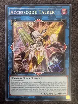 Yugioh Accesscode Talker BLCR-EN093 Secret Rare 1st Edition NM - Image 1