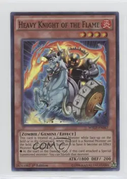 Heavy Knight of the Flame 1st Ed. YuGiOh World Superstars #WSUP-EN047 1z8 - Image 1