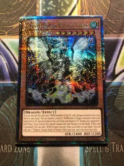 TEMPEST, DRAGON RULER OF STORMS QUARTER CENTURY SECRET RARE RA03-EN011 YUGIOH! - Image 1