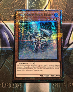 STREAM, DRAGON RULER OF DROPLETS * QUARTER CENTURY SECRET RARE RA03-EN255 YUGIOH - Image 1