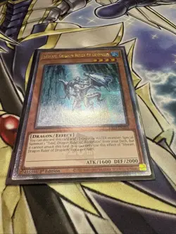 STREAM, DRAGON RULER OF DROPLETS * QUARTER CENTURY SECRET RARE RA03-EN255 YUGIOH - Image 1