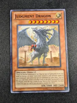 Yugioh - 3x Judgment Dragon RYMP-EN104 Unlimited Edition Common LP - Image 1
