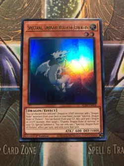 * SPECTRAL, DRAGON RULER OF FLICKERS * 1ST EDITION ULTRA RARE ALIN-EN018 YUGIOH - Image 1