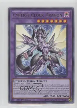 Cyberse Clock Dragon 1st Ed. YuGiOh Gold Sarcophagus Tin Mega Pack e6j - Image 1