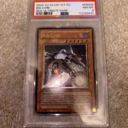 Yugioh Big Core RDS-EN030 1st Edition Ultimate Rare PSA 8 Near Mint EURO wow - Image 2